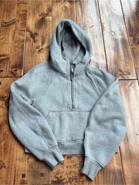 Scuba Oversized Half-Zip Hoodie